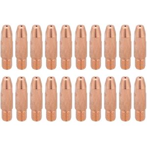 Unbranded 20Pcs Copper Contact Tip M6 for Binzel 24KD Unbranded 20Pcs Copper Contact Tip M6 for Binzel 24KD