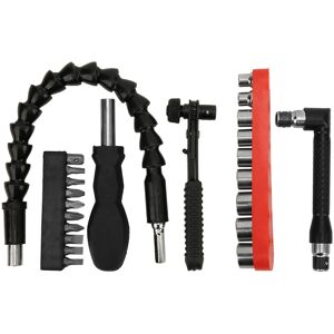 Unbranded 23Pcs Flexible Shaft Bit Carbon Steel Screwdriver Unbranded 23Pcs Flexible Shaft Bit Carbon Steel Screwdriver