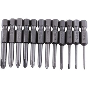 Unbranded 12pcs 50mm Length 1/4 Inch Hex Shank S2 Alloy Unbranded 12pcs 50mm Length 1/4 Inch Hex Shank S2 Alloy