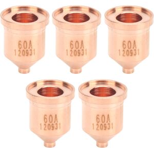 Unbranded 5Pcs Plasma Cutter Nozzle Copper Cap Cutting Torch Unbranded 5Pcs Plasma Cutter Nozzle Copper Cap Cutting Torch