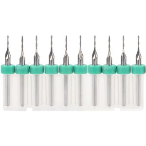 Unbranded 10pcs 2 Flutes Carbide Milling Cutter Tungsten Unbranded 10pcs 2 Flutes Carbide Milling Cutter Tungsten