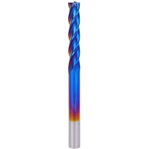 Unbranded 4Flute End Mill Tungsten Steel NanoBlue Coating Unbranded 4Flute End Mill Tungsten Steel NanoBlue Coating