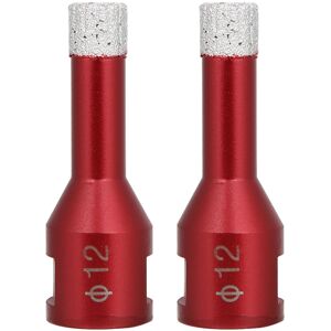 Unbranded 2Pcs Hole Saws Bit Diamond M14 Female Thread Angle Unbranded 2Pcs Hole Saws Bit Diamond M14 Female Thread Angle