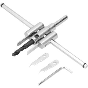 Unbranded Adjustable Circle Hole Cutter Saw Kit Wood Drill Unbranded Adjustable Circle Hole Cutter Saw Kit Wood Drill