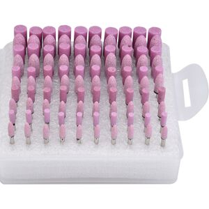 Unbranded 100Pcs Polishing Stone Head Grinding Wheel Burr Unbranded 100Pcs Polishing Stone Head Grinding Wheel Burr