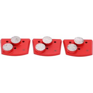 Unbranded 3Pcs Diamond Grinding Pads Red Trapezoid 30# Grit Unbranded 3Pcs Diamond Grinding Pads Red Trapezoid 30# Grit