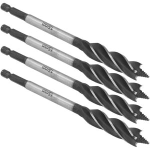 Unbranded 4Pcs Woodworking Drill Bit Metal Hole Saw Auger Unbranded 4Pcs Woodworking Drill Bit Metal Hole Saw Auger