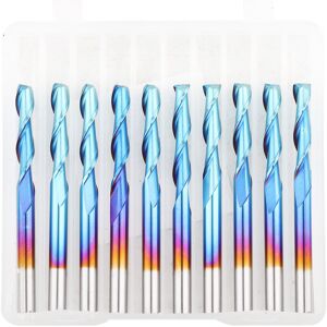 Unbranded 10pcs 3.175 x 17mm Spiral Router Bit End Mill Wood Unbranded 10pcs 3.175 x 17mm Spiral Router Bit End Mill Wood