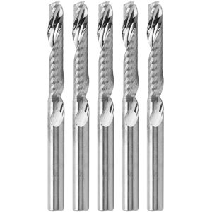 Unbranded 5pcs End Mills Single Flute Spiral Milling Cutter Unbranded 5pcs End Mills Single Flute Spiral Milling Cutter