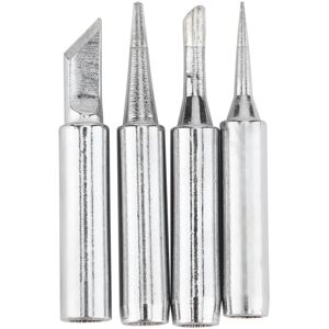 Unbranded 4Pcs Soldering Iron Tips Copper Solder Station Unbranded 4Pcs Soldering Iron Tips Copper Solder Station