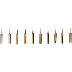 Unbranded 10Pcs Soldering Iron Tips Golden Solder Welding Unbranded 10Pcs Soldering Iron Tips Golden Solder Welding