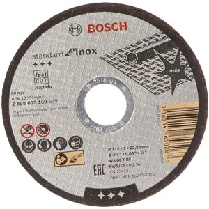 Bosch PRO 115mm 1mm Thin Slit Cutting Discs Blades Inox Rapido 4.5" 2608603169 Bosch PRO 115mm 1mm Thin Slit Cutting Discs Blades Inox Rapido 4.5" 2608603169