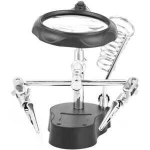 Unbranded Helping Hand Repair Stand Magnifying Glass Unbranded Helping Hand Repair Stand Magnifying Glass