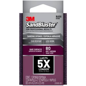 3M 20908-80 Sand Blaster Bare Surfaces Sanding Sponges 3M 20908-80 Sand Blaster Bare Surfaces Sanding Sponges