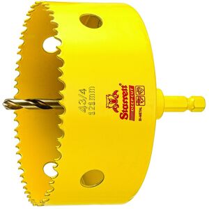 Starrett HSS BI-Metal DEEP Cut Hole Saw with Arbor 4-3/4"""" - 121MM Diameter Starrett HSS BI-Metal DEEP Cut Hole Saw with Arbor 4-3/4"""" - 121MM Diameter