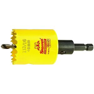 Starrett ADCH1136 HSS BI-Metal DEEP Cut Hole Saw with Arbor 1-13/16"""" - 46MM D Starrett ADCH1136 HSS BI-Metal DEEP Cut Hole Saw with Arbor 1-13/16"""" - 46MM D