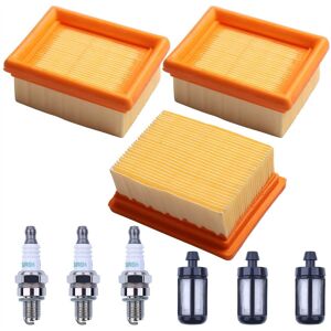 Unbranded 3PCS BR800 Air Filters Spark Plug Kit for BR800 BR800C BR800X Backpack Leaf Blow Unbranded 3PCS BR800 Air Filters Spark Plug Kit for BR800 BR800C BR800X Backpack Leaf Blow