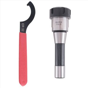 Typecat 1PC 6.3 inch R8-ER32 7/16 Collet Chuck Holder CNC Milling Lathe R8 Spi Typecat 1PC 6.3 inch R8-ER32 7/16 Collet Chuck Holder CNC Milling Lathe R8 Spi