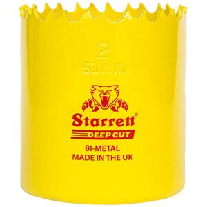 Starrett DCH0334 Deep Cut Bi-Metal Holesaw - 95mm Starrett DCH0334 Deep Cut Bi-Metal Holesaw - 95mm