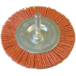 Faithfull FAIWBN100C Nylon Wheel Flat 100mm x 6mm Shank Faithfull FAIWBN100C Nylon Wheel Flat 100mm x 6mm Shank