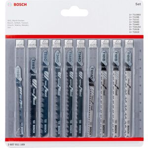Bosch 10-Piece Jigsaw Blades Set (for Wood, Professional accessories for Jigsaws Bosch 10-Piece Jigsaw Blades Set (for Wood, Professional accessories for Jigsaws