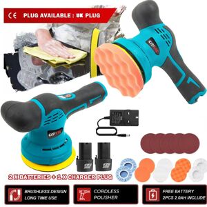 Unbranded Cordless Car Polisher Buffer Sander Machine Pads Polishing Kit +2x Batteries Unbranded Cordless Car Polisher Buffer Sander Machine Pads Polishing Kit +2x Batteries