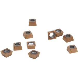 Unbranded 10 Pcs Lathe Turning Inserts SPMT040204 Unbranded 10 Pcs Lathe Turning Inserts SPMT040204