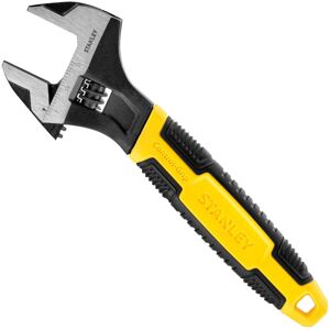 (200mm, Black/Yellow) Stanley Adjustable Wrench (200mm, Black/Yellow) Stanley Adjustable Wrench