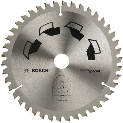 Bosch 2609256887 Circular Saw Blade - Carbide, 160mm, 42 Teeth Bosch 2609256887 Circular Saw Blade - Carbide, 160mm, 42 Teeth