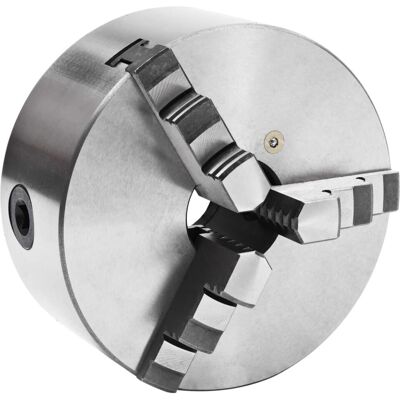 vidaXL 3 Jaw Self-Centering Lathe Chuck 160mm Steel front Mount Engineer Tool vidaXL 3 Jaw Self-Centering Lathe Chuck 160mm Steel front Mount Engineer Tool