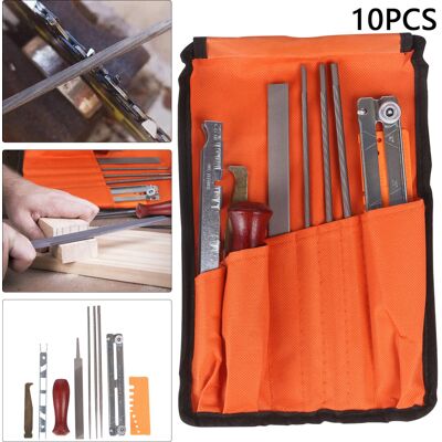Unbranded 10-Piece Chainsaw Sharpening File Kit for Stihl - Round Files, Quick-Lock Guide, Unbranded 10-Piece Chainsaw Sharpening File Kit for Stihl - Round Files, Quick-Lock Guide,