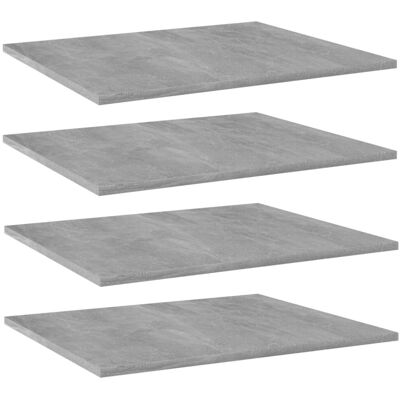 vidaXL - Bookshelf Boards - Concrete Grey vidaXL - Bookshelf Boards - Concrete Grey