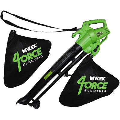 MYLEK Corded Leaf Blower Garden Vacuum 6 Speed & Mulcher 2 x 35L Bag 3kW MYLEK Corded Leaf Blower Garden Vacuum 6 Speed & Mulcher 2 x 35L Bag 3kW