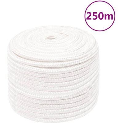 VidaXL White Marine Rope 14 mm 250 m - Marine Rope VidaXL White Marine Rope 14 mm 250 m - Marine Rope