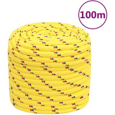 vidaXL Marine Rope Yellow 18 mm 100 m - Marine Rope vidaXL Marine Rope Yellow 18 mm 100 m - Marine Rope