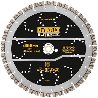 DeWalt Elite Series Rebar Concrete Diamond Wheel - 350mm DeWalt Elite Series Rebar Concrete Diamond Wheel - 350mm