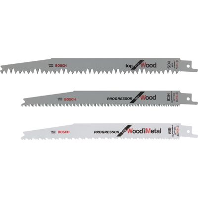 Bosch 2609256797 Reciprocating Saw Blade Set - 3 pcs Bosch 2609256797 Reciprocating Saw Blade Set - 3 pcs