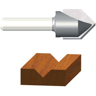 Bosch ROUTER V-GROOVE 7/16"""" (Pack of 1) Bosch ROUTER V-GROOVE 7/16"""" (Pack of 1)