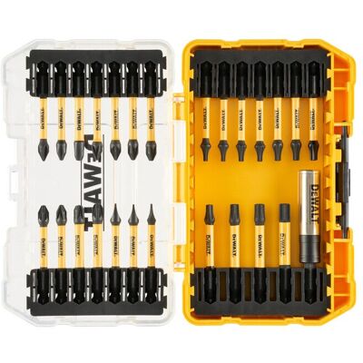 Dewalt DEWALT 26 Piece 57mm Long Impact Screwdriver Bit Set + Bit Holder TSTAK Dewalt DEWALT 26 Piece 57mm Long Impact Screwdriver Bit Set + Bit Holder TSTAK