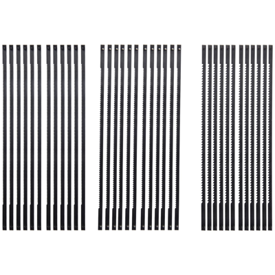 Typecat 36Pcs Scroll Saw Blades 127mm Carbon Steel Fretsaw with Pin 15/18/24 Teeth Stand Typecat 36Pcs Scroll Saw Blades 127mm Carbon Steel Fretsaw with Pin 15/18/24 Teeth Stand