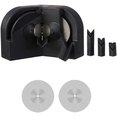 Unbranded (4 Grinding Discs, One size) Portable Drill Bit Sharpener Grinding Tool For Chai Unbranded (4 Grinding Discs, One size) Portable Drill Bit Sharpener Grinding Tool For Chai