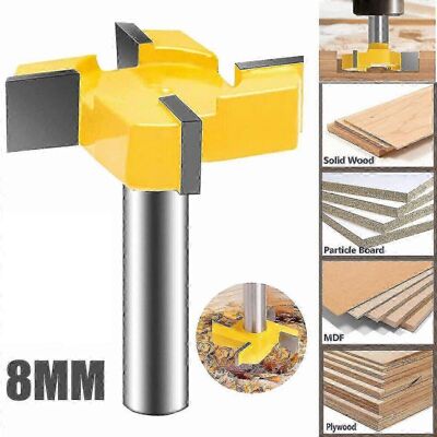 Kikidex (As show, One size) Face milling cutter 4 flutes planer cutter wood for router 5 Kikidex (As show, One size) Face milling cutter 4 flutes planer cutter wood for router 5