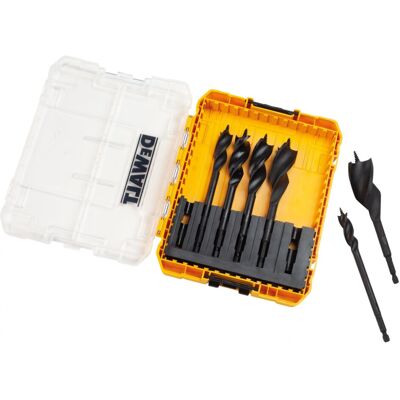 Dewalt Power Tools Dt90238 Extreme Tri-flute Spade Bit Set, 6 Piece Dewalt Power Tools Dt90238 Extreme Tri-flute Spade Bit Set, 6 Piece