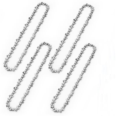 SEESII 8 Inch Chainsaw Chain Replacement - 4 Pack 8'' Chainsaw Saw Chains Fits S SEESII 8 Inch Chainsaw Chain Replacement - 4 Pack 8'' Chainsaw Saw Chains Fits S