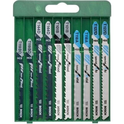 Bosch Model 2609256746 Power Tool Accessories - 10 Blades Set Bosch Model 2609256746 Power Tool Accessories - 10 Blades Set