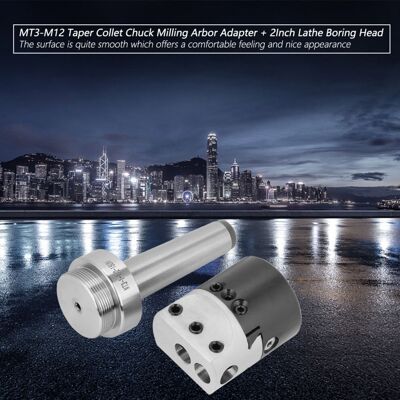 Unbranded MT3 M12 Taper Collet Chuck Lathe Adapter Unbranded MT3 M12 Taper Collet Chuck Lathe Adapter