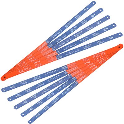 MYRLOFT 10 PCS Hacksaw Blades 300mm for Metal Cutting, 12-Inch Replacement Blades Kit wi MYRLOFT 10 PCS Hacksaw Blades 300mm for Metal Cutting, 12-Inch Replacement Blades Kit wi