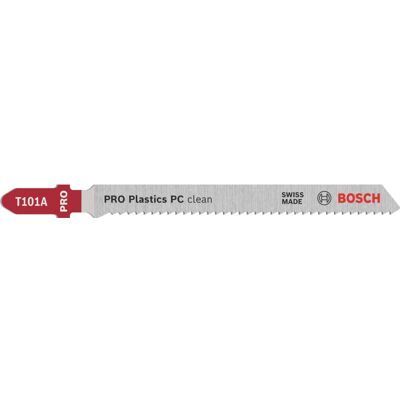 Bosch 5x Jigsaw Blade T 101 A Special for Acrylic (for Plexiglass, PMMA, Polycar Bosch 5x Jigsaw Blade T 101 A Special for Acrylic (for Plexiglass, PMMA, Polycar