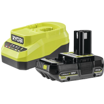Ryobi ONE+ 2.0A Charger & Battery Kit (1x 2.0Ah) 18V RC18120A-120C Ryobi ONE+ 2.0A Charger & Battery Kit (1x 2.0Ah) 18V RC18120A-120C