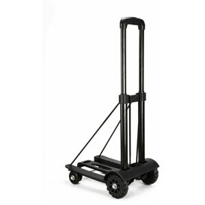 Unbranded 75KG Heavy-Duty Folding Lightweight Industrial Luggage Trolley with 4 Wheels, Te Unbranded 75KG Heavy-Duty Folding Lightweight Industrial Luggage Trolley with 4 Wheels, Te